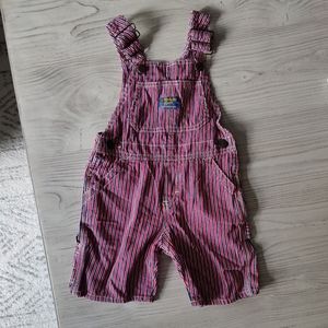 Vintage osh Kosh overalls shortalls 2T